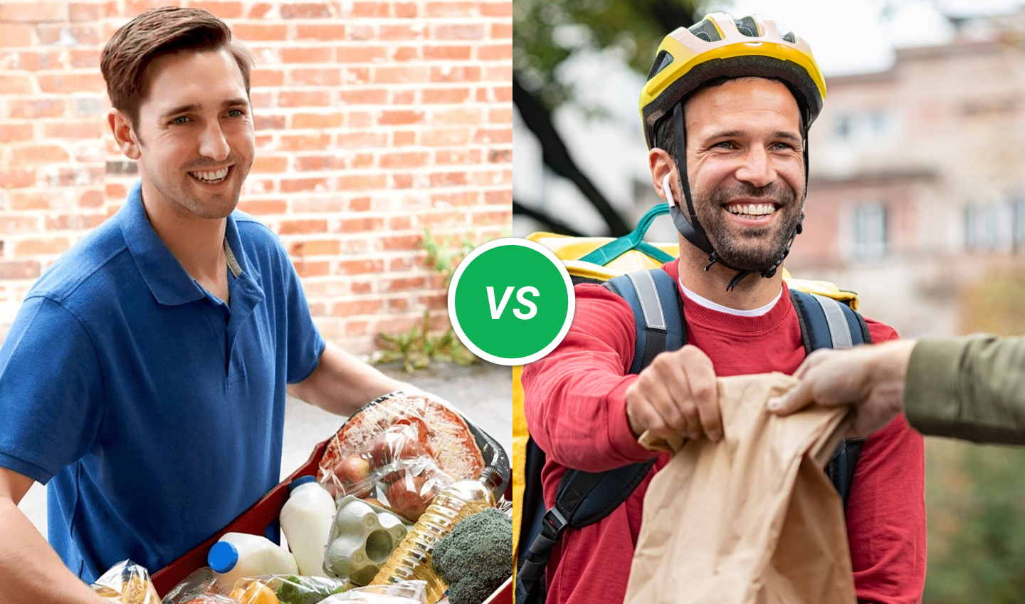 Grocery Shopper vs Food Delivery Driver